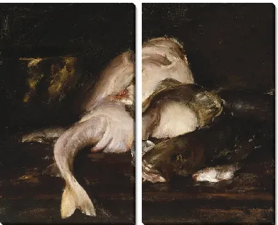 Картина Натюрморт, Рыба