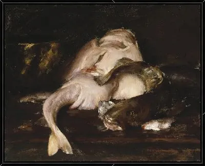 Картина Натюрморт, Рыба