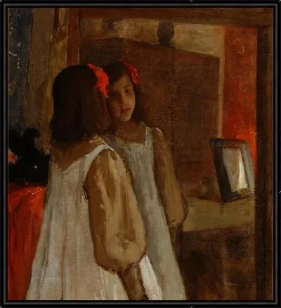 Картина Алиса в зеркале