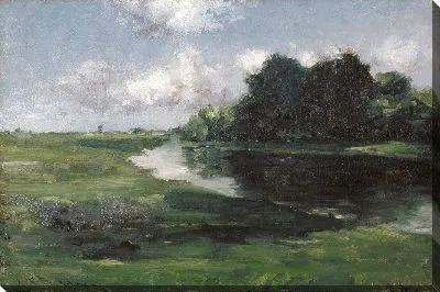 Картина Пейзаж Лонг-Айленда после дождя (после душа)