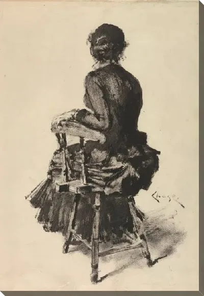 Картина Сидящая женщина