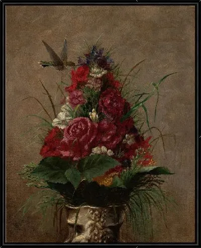 Картина Натюрморт с колибри