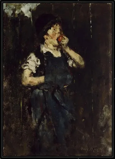 Картина Ученик (Мальчик с яблоком)