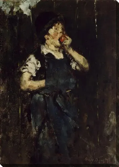 Картина Ученик (Мальчик с яблоком)