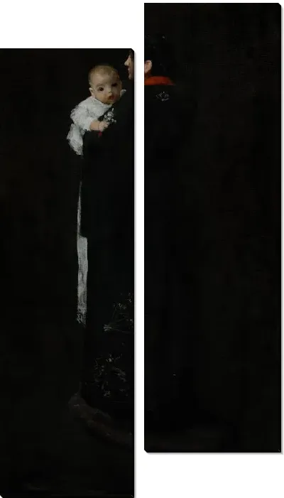 Картина Мать и дитя (первый портрет)