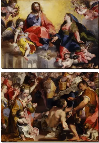 Картина Мадонна народа