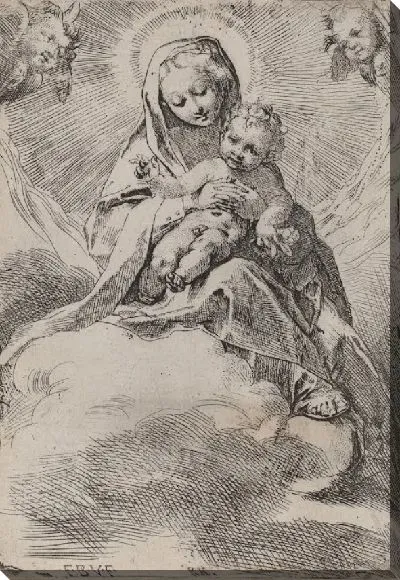 Картина Мадонна в облаках