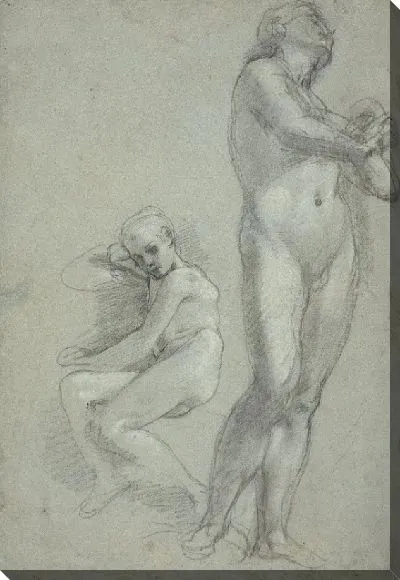 Картина Две обнаженные молодые [ректо]