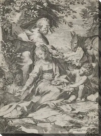 Картина Отдых по возвращении из Египта