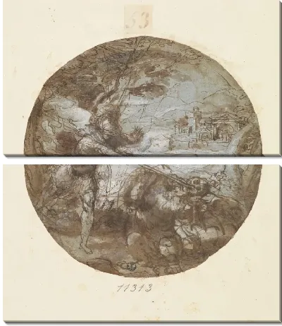 Святой Кресечино убивает дракона