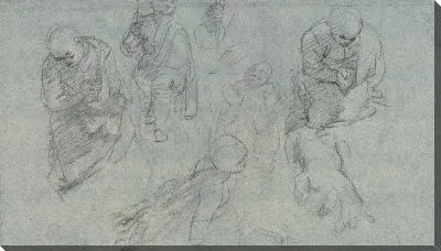 Картина Оригинальные рисунки и этюды рук (для «Мадонны дель Пополо»)