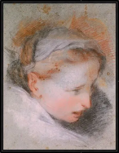 Картина Голова женщины, 1568-1569 гг.