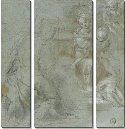 Частичное изучение Святого Семейства (Ватикан, Казино Пия IV)