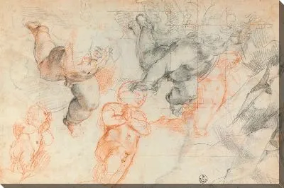 Ангелы в полете и изучение драпировки