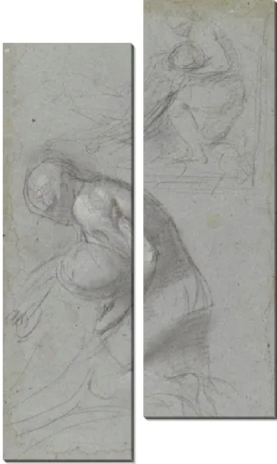 Картина С одной фигурой, поддерживающей другую (для "осаждения")