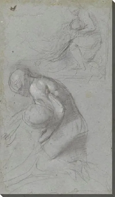 Картина С одной фигурой, поддерживающей другую (для "осаждения")