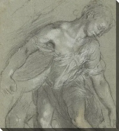 Картина Рисунки (ректо); Исследования фигур (на обороте)