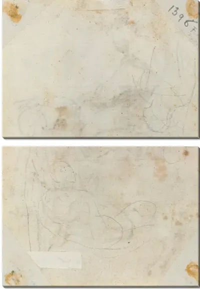 Картина Три эскиза фигур