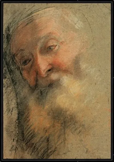 Картина Голова старого бородатого мужчины, 1584-1586