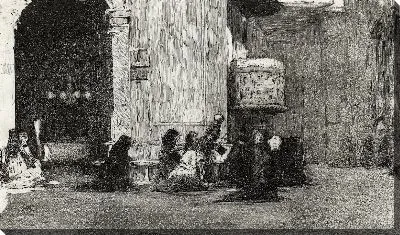 Картина Интерьер церкви Сан-Хосе