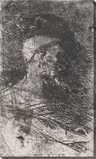 Картина Голова погонщика мулов обращена вправо