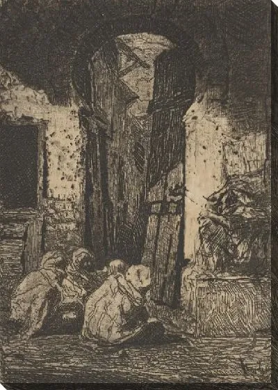 Картина Танжер, Сидящие арабы