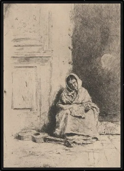 Картина Нищий