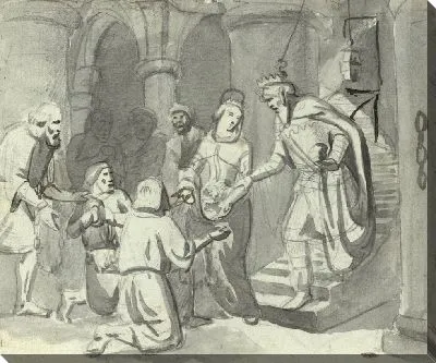 Картина Чудо цветов Святой Касильды