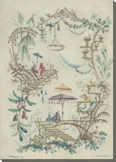 Картина Китайская серия от Nouvelle Suite de Cahiers Arabesques Chinois