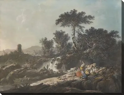 Картина Пастухи отдыхают у ручья