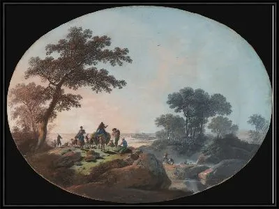 Картина Пейзаж (пастбище)