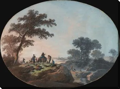 Картина Пейзаж (пастбище)