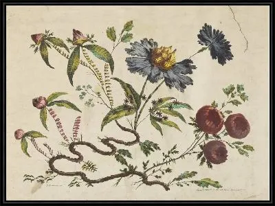 Цветочные ветки, из "Коллекции разных фантазийных цветов по-китайски"