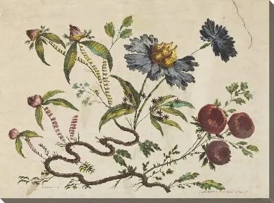 Цветочные ветки, из "Коллекции разных фантазийных цветов по-китайски"