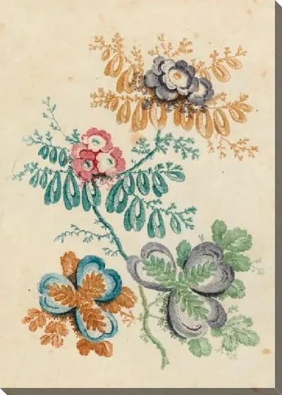 Картина Фантастический цветочный мотив из "Новой сюиты идеальных цветов"