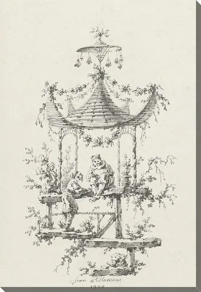 Картина Орнаментальная композиция в стиле шинуазри №2