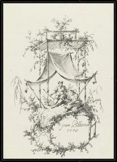 Картина Орнаментальная композиция в стиле шинуазри