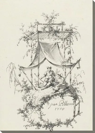 Картина Орнаментальная композиция в стиле шинуазри