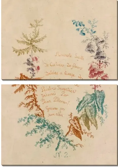 Картина Титульный лист для "Нового костюма идеальных цветочных тетрадей" № 2