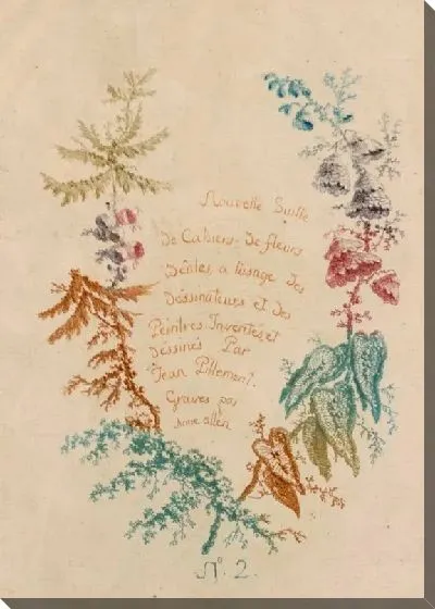 Картина Титульный лист для "Нового костюма идеальных цветочных тетрадей" № 2