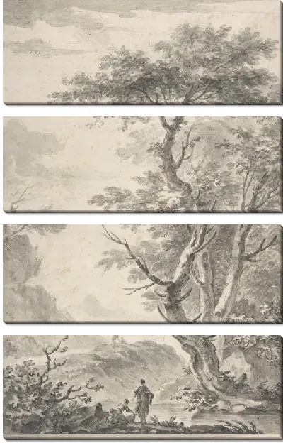 Картина Прачка у ручья