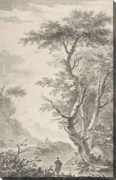 Картина Прачка у ручья