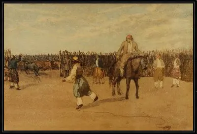 Картина В загоне