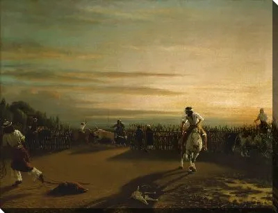 Картина Сортировка в загоне для скота