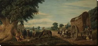 Картина Воскресенье в пригороде Сан-Исидро