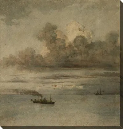 Картина Пейзаж с лодками