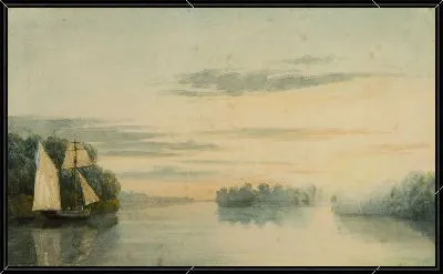 Картина Пейзаж (Устье три тигра)