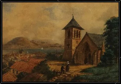 Пейзаж (Европейская деревня)