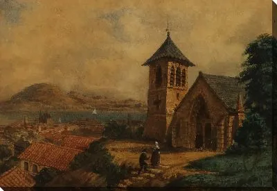 Пейзаж (Европейская деревня)