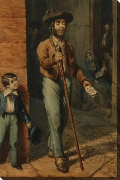 Картина Известный слепой в Кадисе